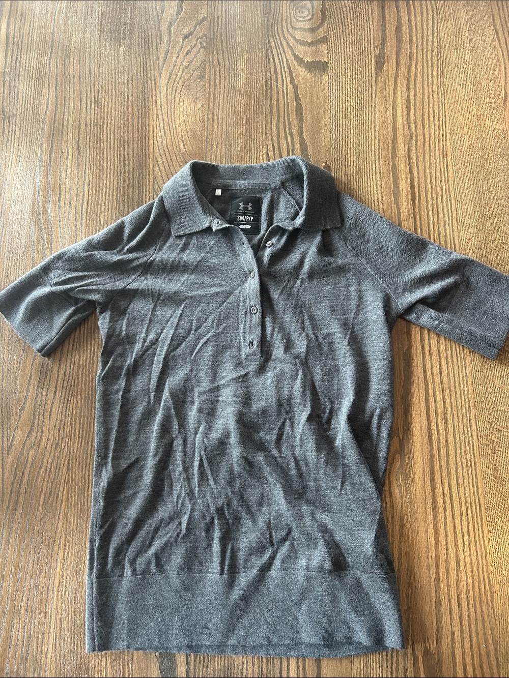 Under Armour Women's Heather Charcoal Polo - Great Golf Shirt